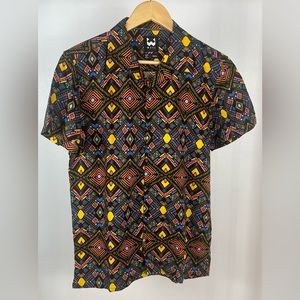 Black Camp Button Up Shirt